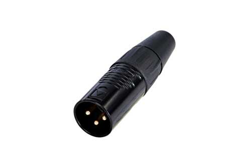 CONECTOR XLR 3P MACHO RC3M-B