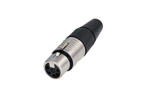 CONECTOR XLR 5P HEMBRA RC5F