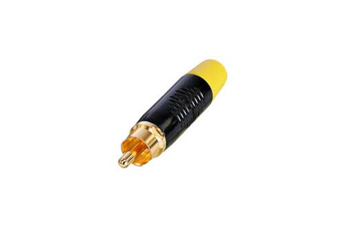 CONECTOR RCA AMARILLO RF2C-B-4