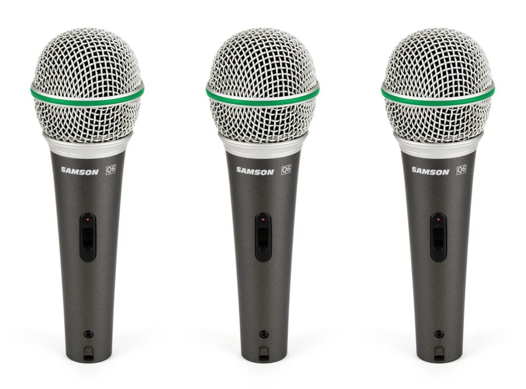 MIC DINÁMICO Q6 3 PACK