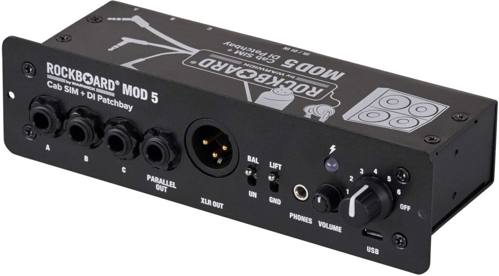 RockBoard MOD 5: patchbay Cab