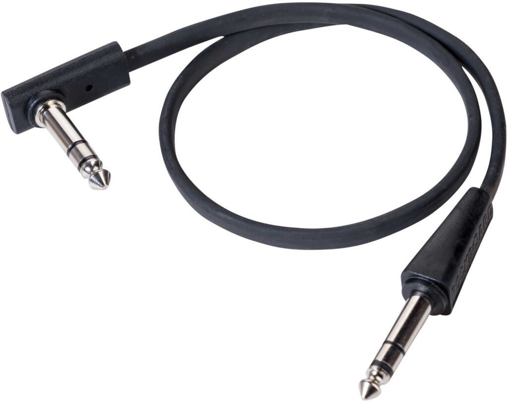 Cable TRS plano recto/acodado
